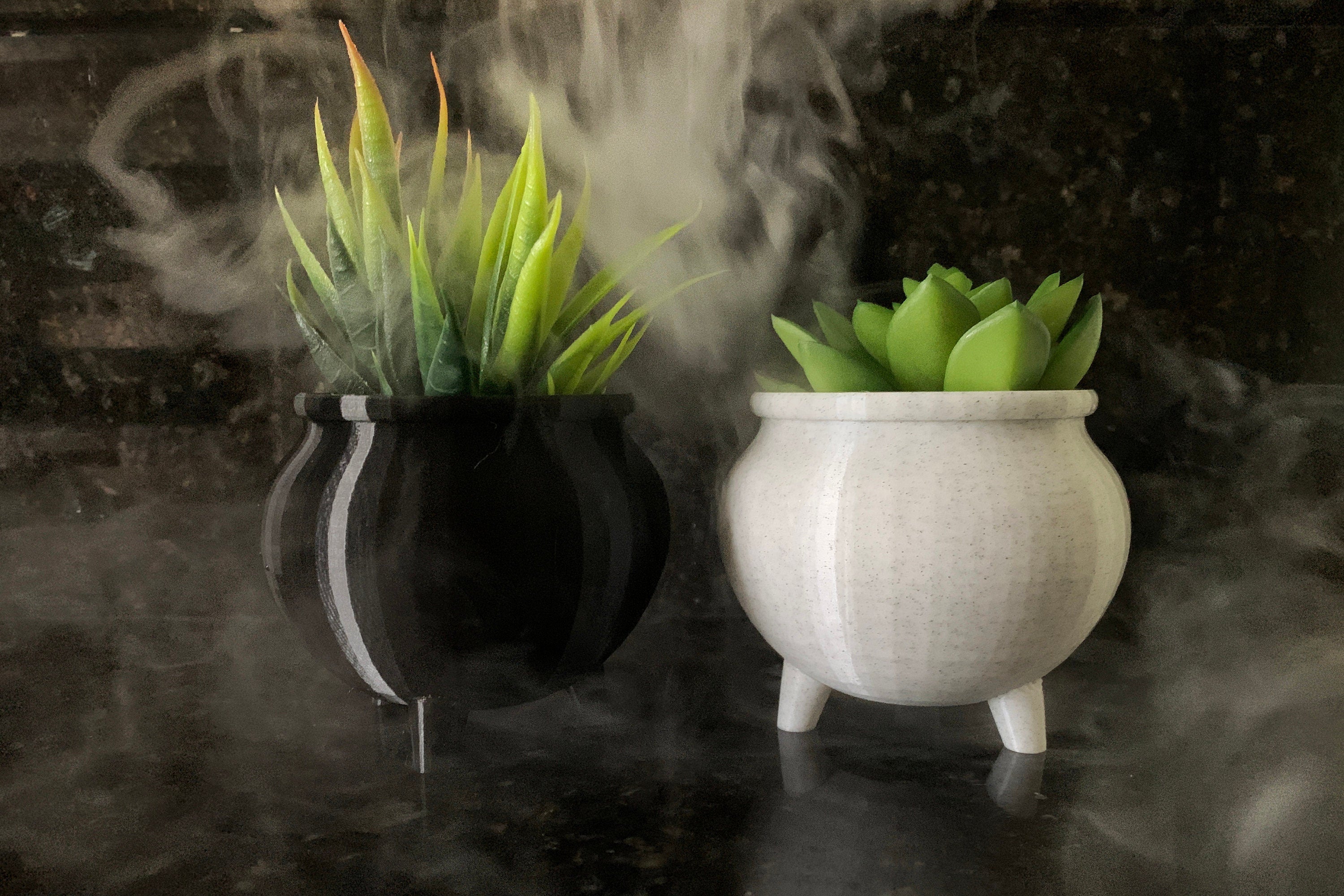 plastic cauldron planter Cauldron Planter Orange / 4.5